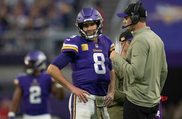 Vikings quarterback Kirk Cousins and coach Kevin O’Connell couldn’t find any solutions Sunday.