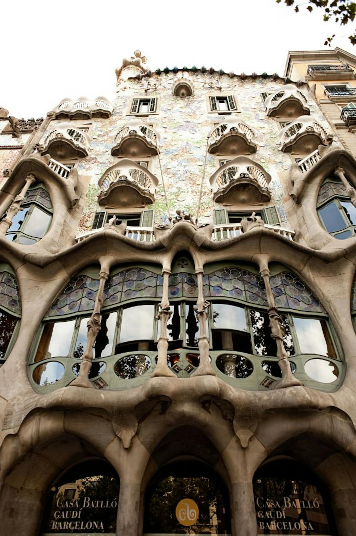 Gaudi's Casa Batllo in Barcelona.