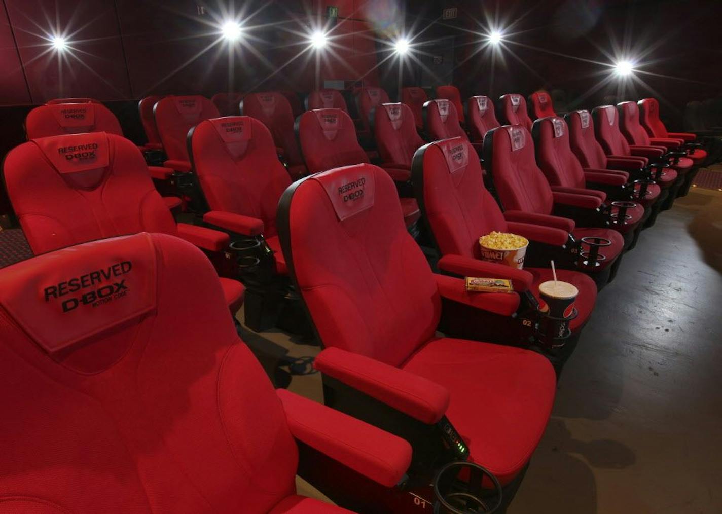 The inside of a theater at the Mall of America. The cineplex, a mall fixture since 1992, will close next week to make way for a new entertainment venue.