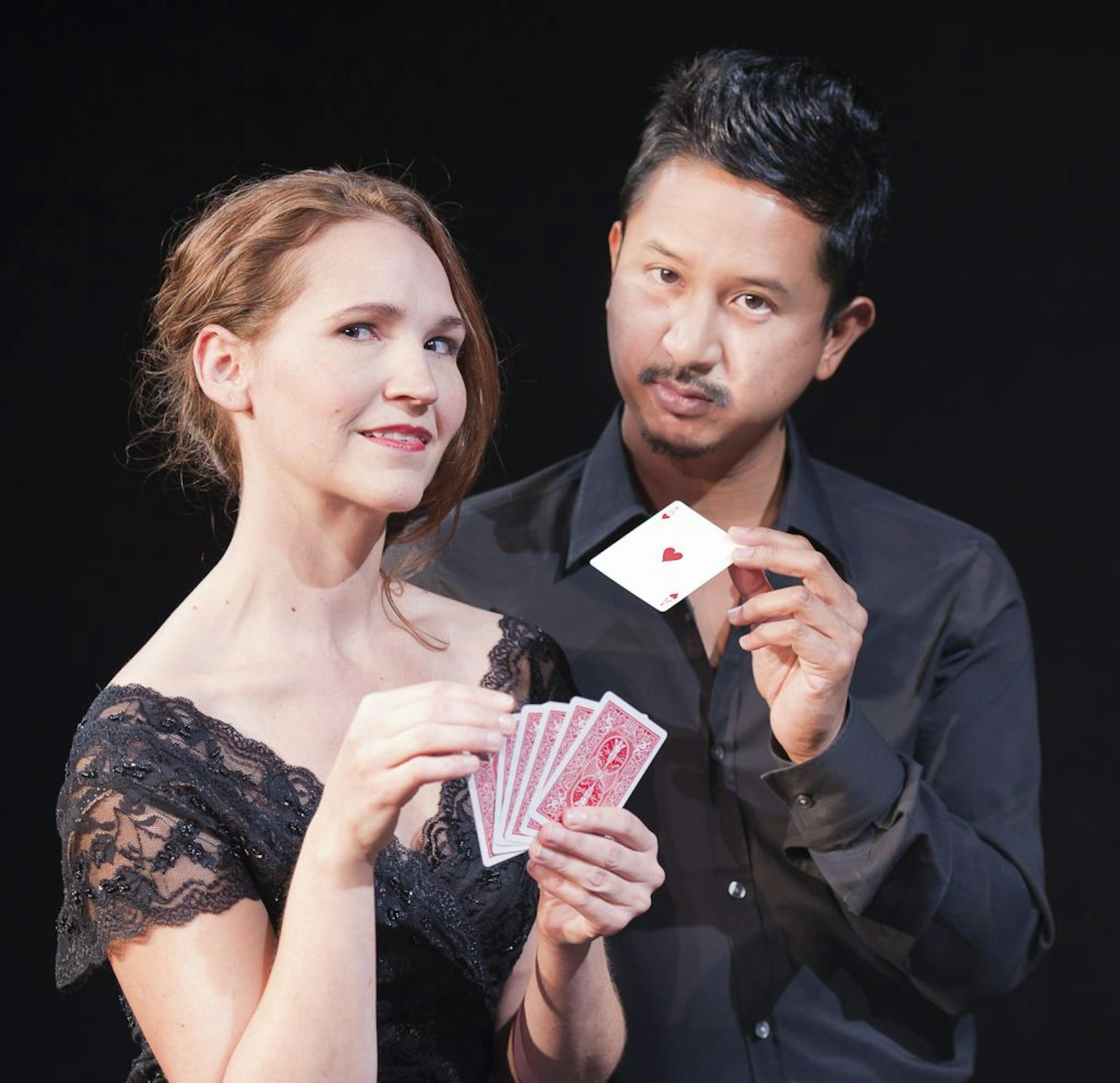 Candy Simmons and Randy Reyes in "How to Cheat."
