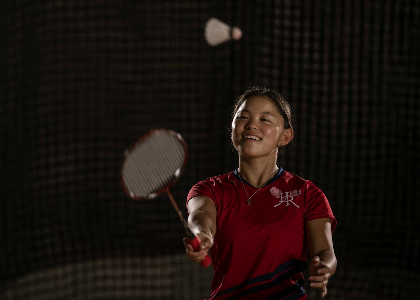 Star Tribune Metro Badminton Player of the Year HaNeul Jeong-McDonell, at Highland Park high school in St. Paul Minn., on Monday June 27, 2022.