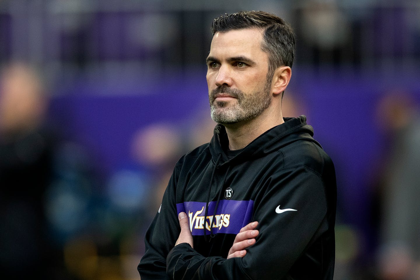 Minnesota Vikings interim offensive coordinator Kevin Stefanski.