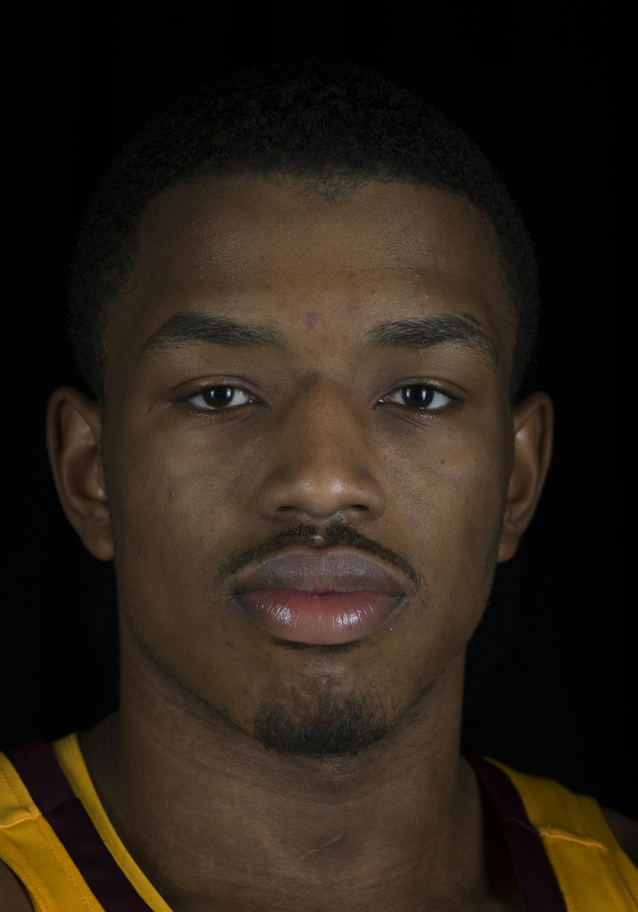 Isaiah Washington is sophomore guard who hails from Harlem, NY.] Notebook from media day.
PHOTOS: Requested. NOTE: All portraits and single-focused action shots should be saved for future use. Daily use of general action from the scrimmage is fine.Richard Tsong-Taatarii•Richard.Tsong-Taatarii@startribune.com.