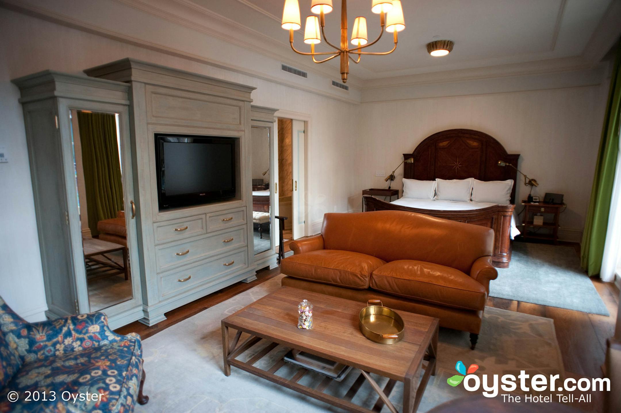 The Studio Suite at The Greenwich Hotel in New York City. Rooms are designed so they feel more like an old Italian apartment than a New York hotel room. (Oyster.com/MCT) ORG XMIT: 1135301