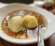 The matzo ball soup at the Gnome defies all expectations of bar food.