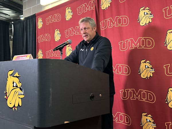 UMD coach Scott Sandelin remembered Adam Johnson as an impact player with an Iron Range sense of humor on Monday at Amsoil Arena.