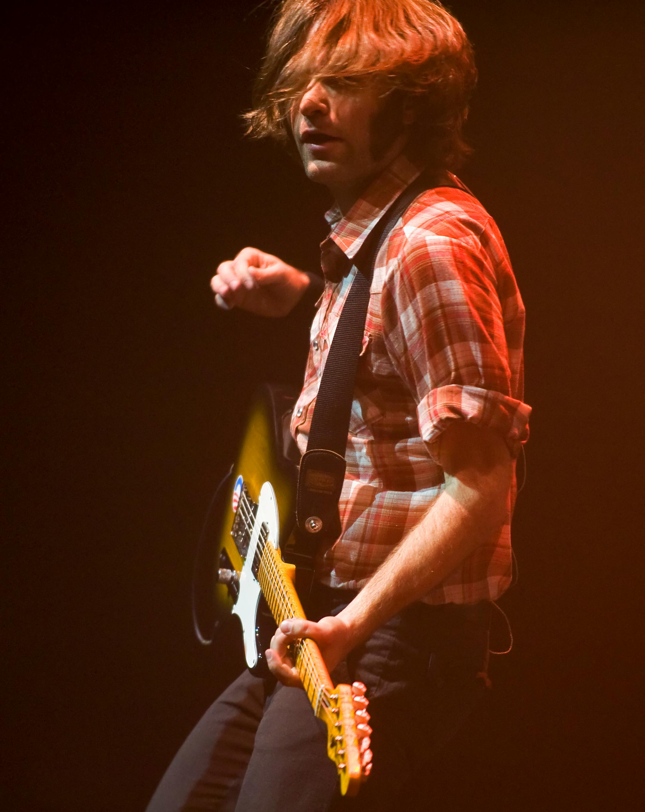 Ben Gibbard in performance with Death Cab for Cutie at the Xcel Energy Center.
