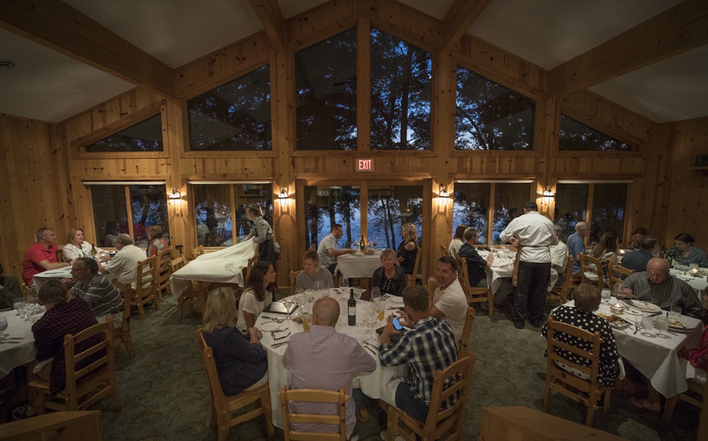 Dinner time at Lost Lake Lodge Sunday September 3,2018 in Nisswa, MN. ] JERRY HOLT &#x2022; jerry.holt@startribune.com