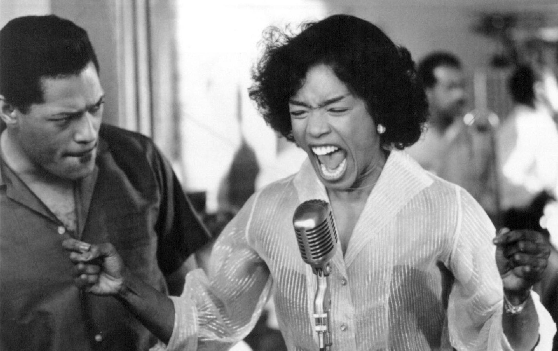 File Laurence Fishburne and Angela Bassett star as Ike and Tina Turner in the 1993 movie "What's Love Got to Do With It." ORG XMIT: MIN2016050907573601