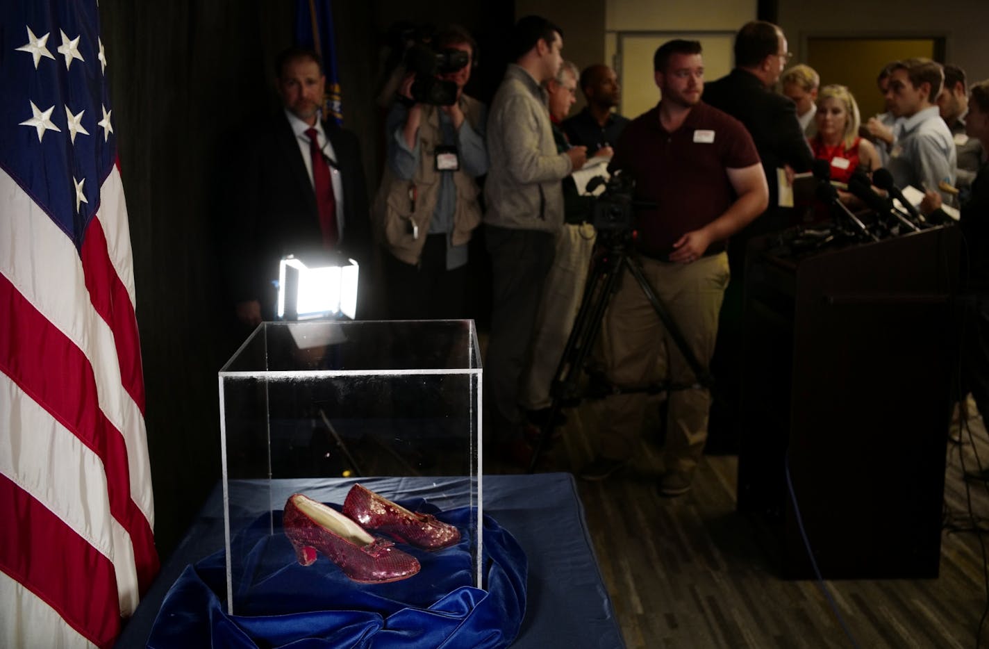 Judy Garland's stolen ruby slippers were recovered in a sting operation earlier this summer after disappearing 13 years ago from the Judy Garland Museum in Grand Rapids.