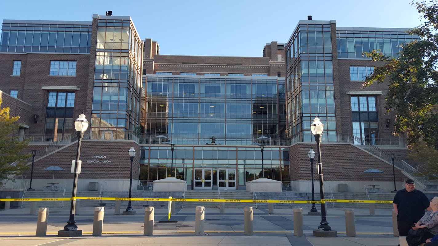 Coffman Union was closed because of a suspicious package.