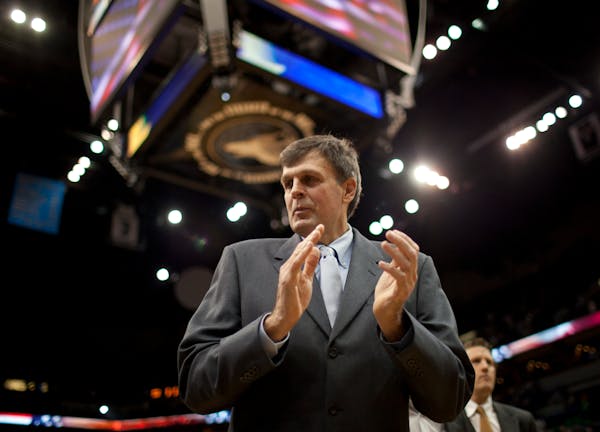 Rockets head coach Kevin McHale, the former Wolves GM and coach, made a low-key return.