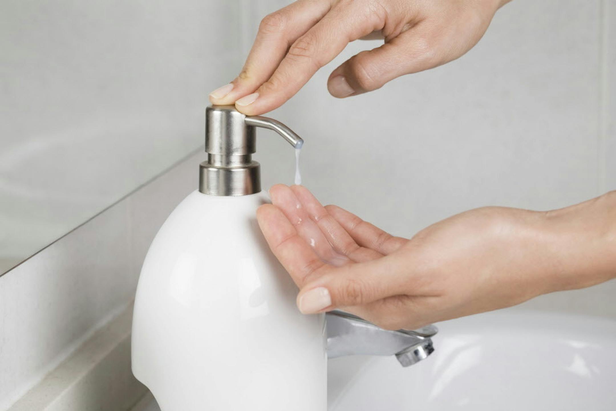 Would it kill folks to wash their hands after using the bathroom?
