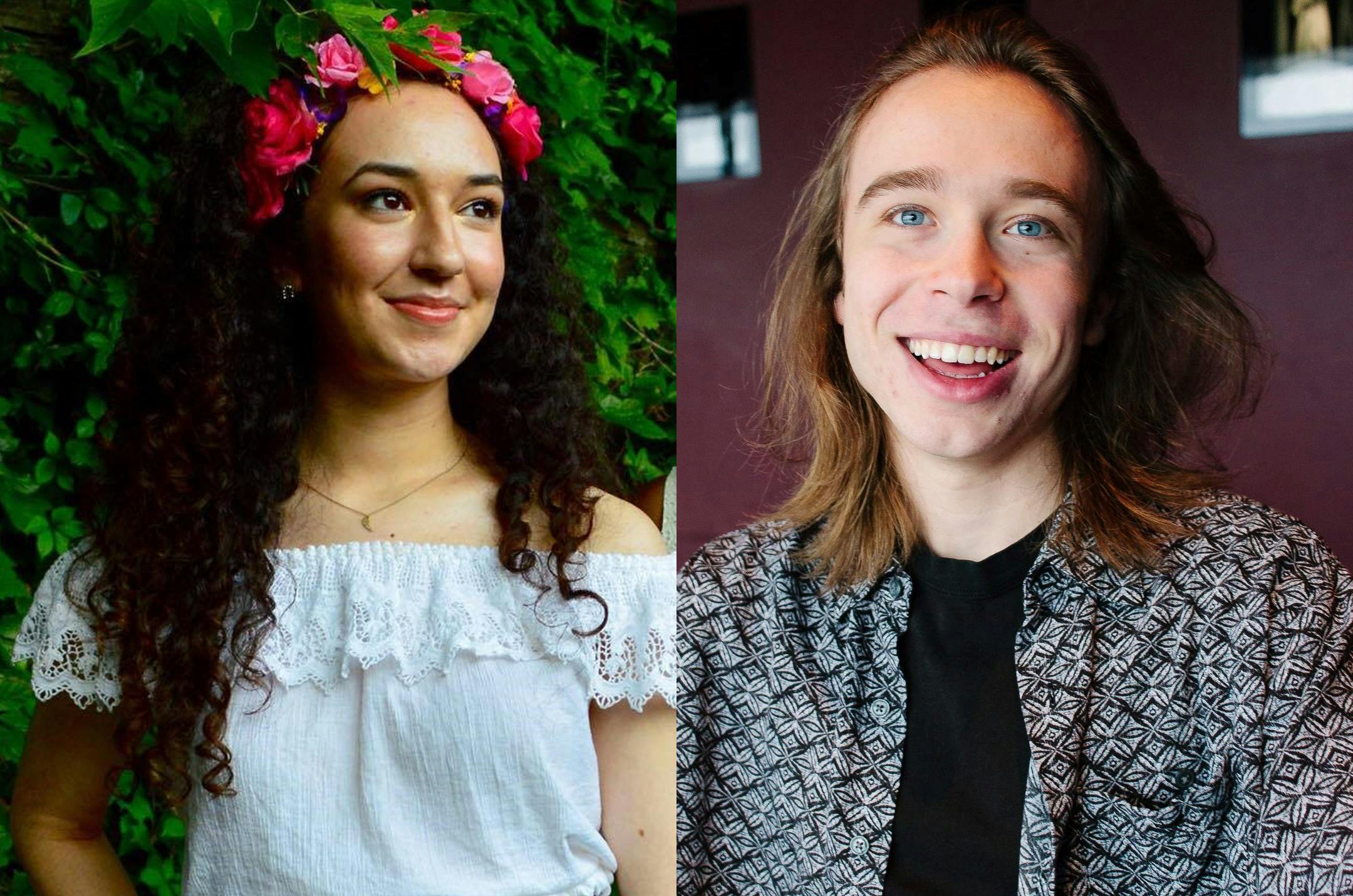 Musician Ivan Cunningham, left, and choreographer Margaret Ogas presented a piece called "Last week I went to Cub Foods and I cried in the condiments aisle."