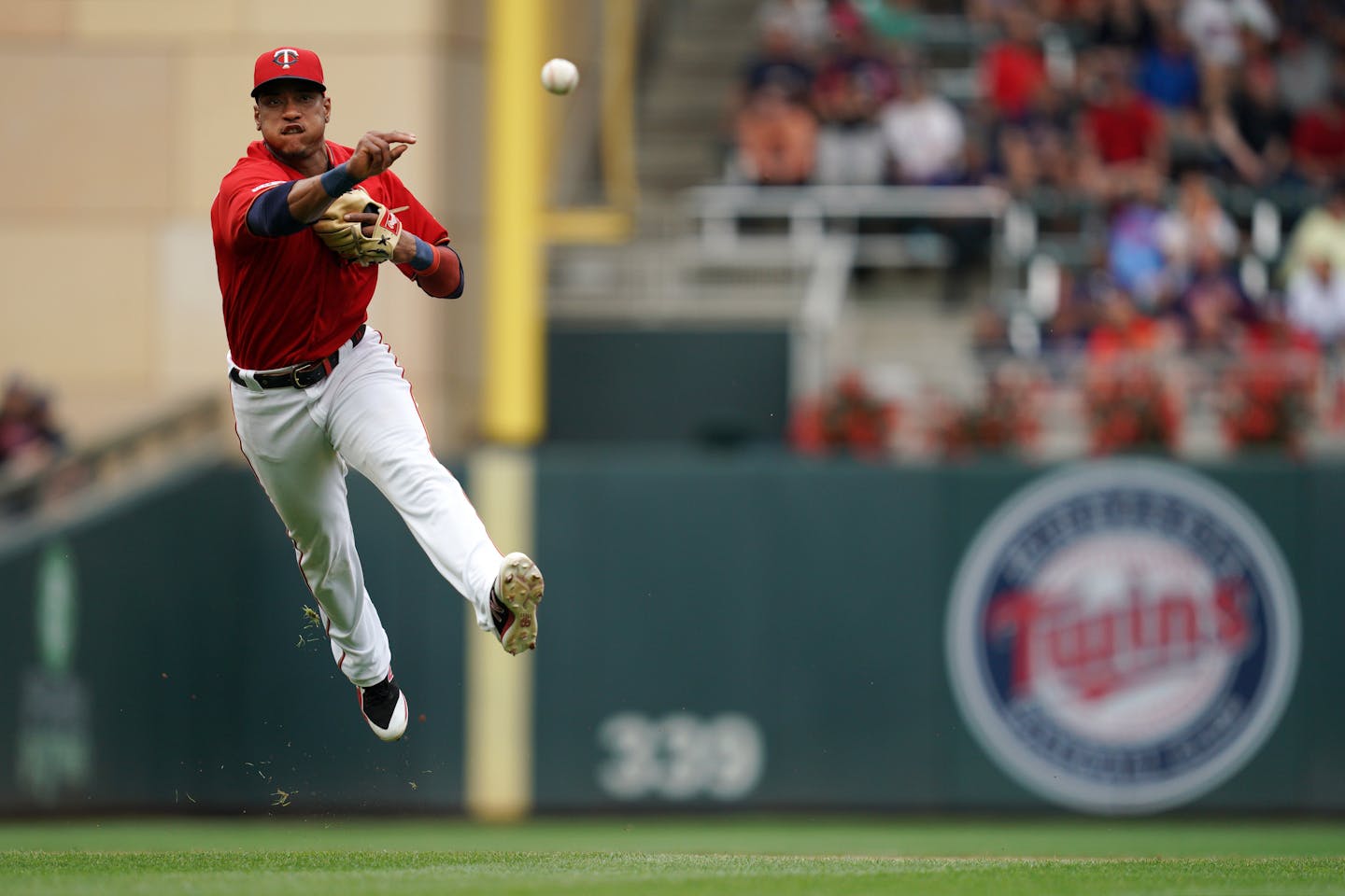 Twins shortstop Jorge Polanco has had trouble in the field for a few weeks now, and it really stood out in the two-game series against the Brewers at Miller Park.