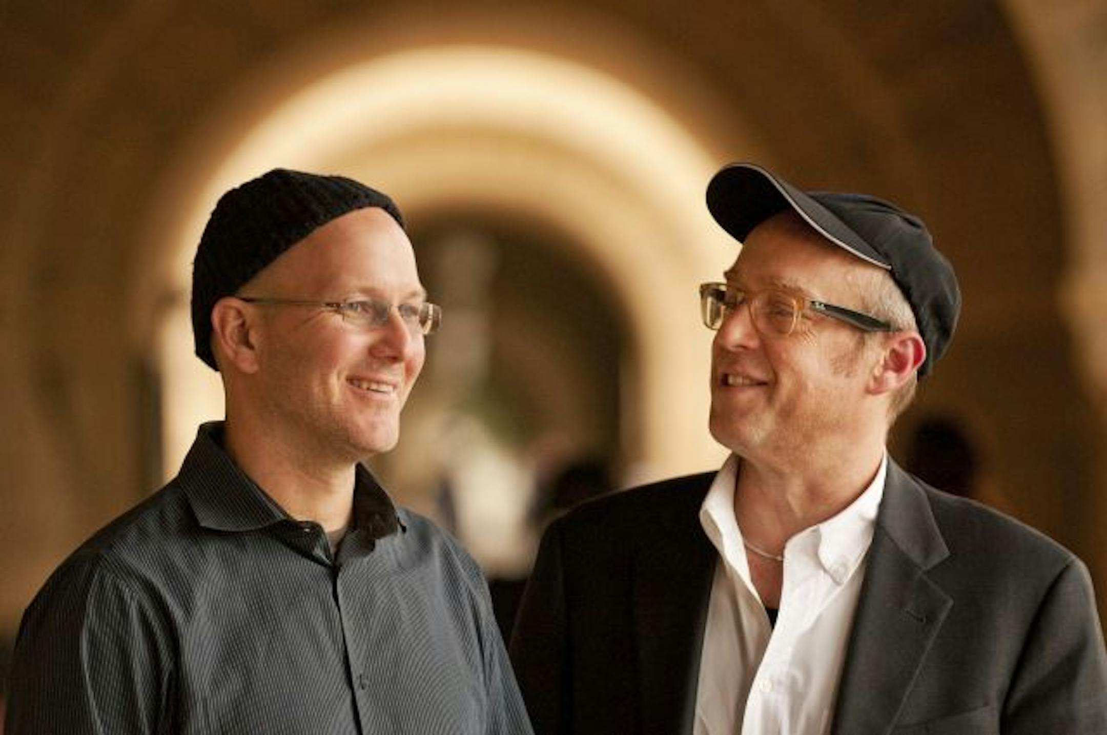 Bill Morrison, left, and Dave Douglas