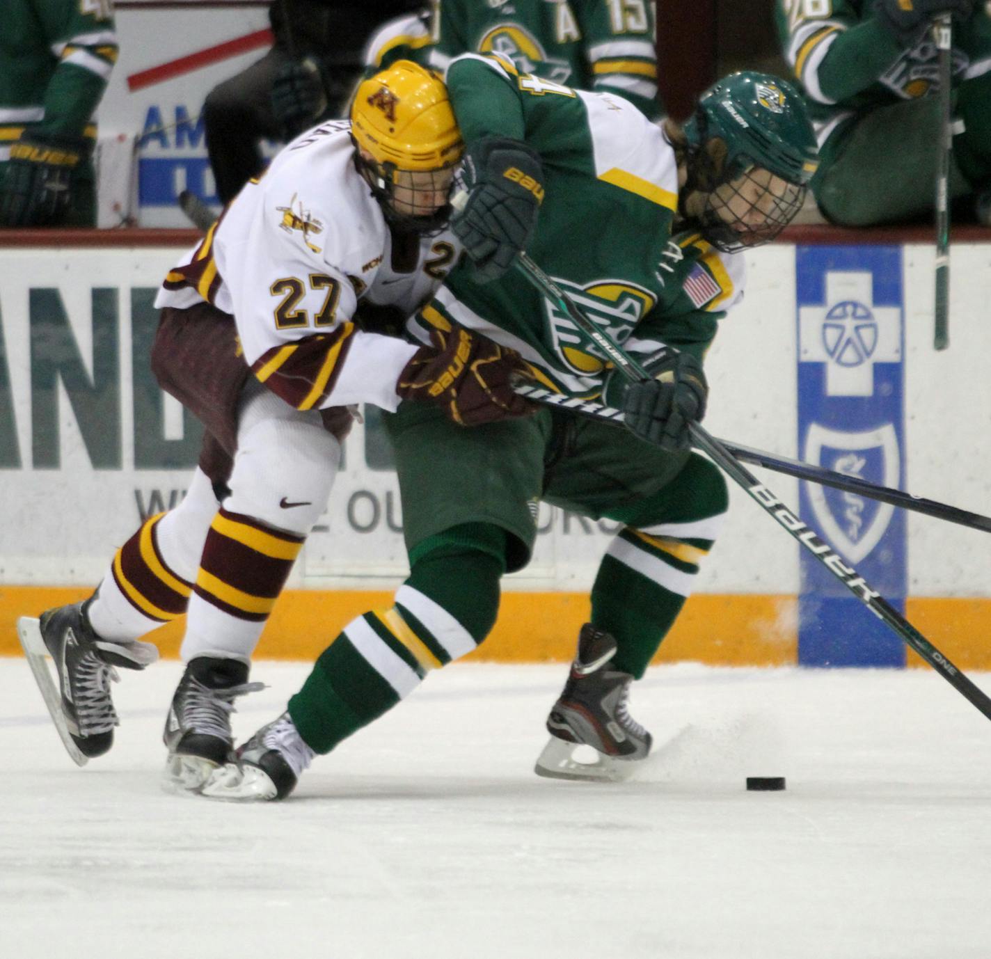 MARISA WOJCIK marisa.wojcik@startriubune.com Gopher Hockey March 10, 2012. Minnesota vs. Alaska.