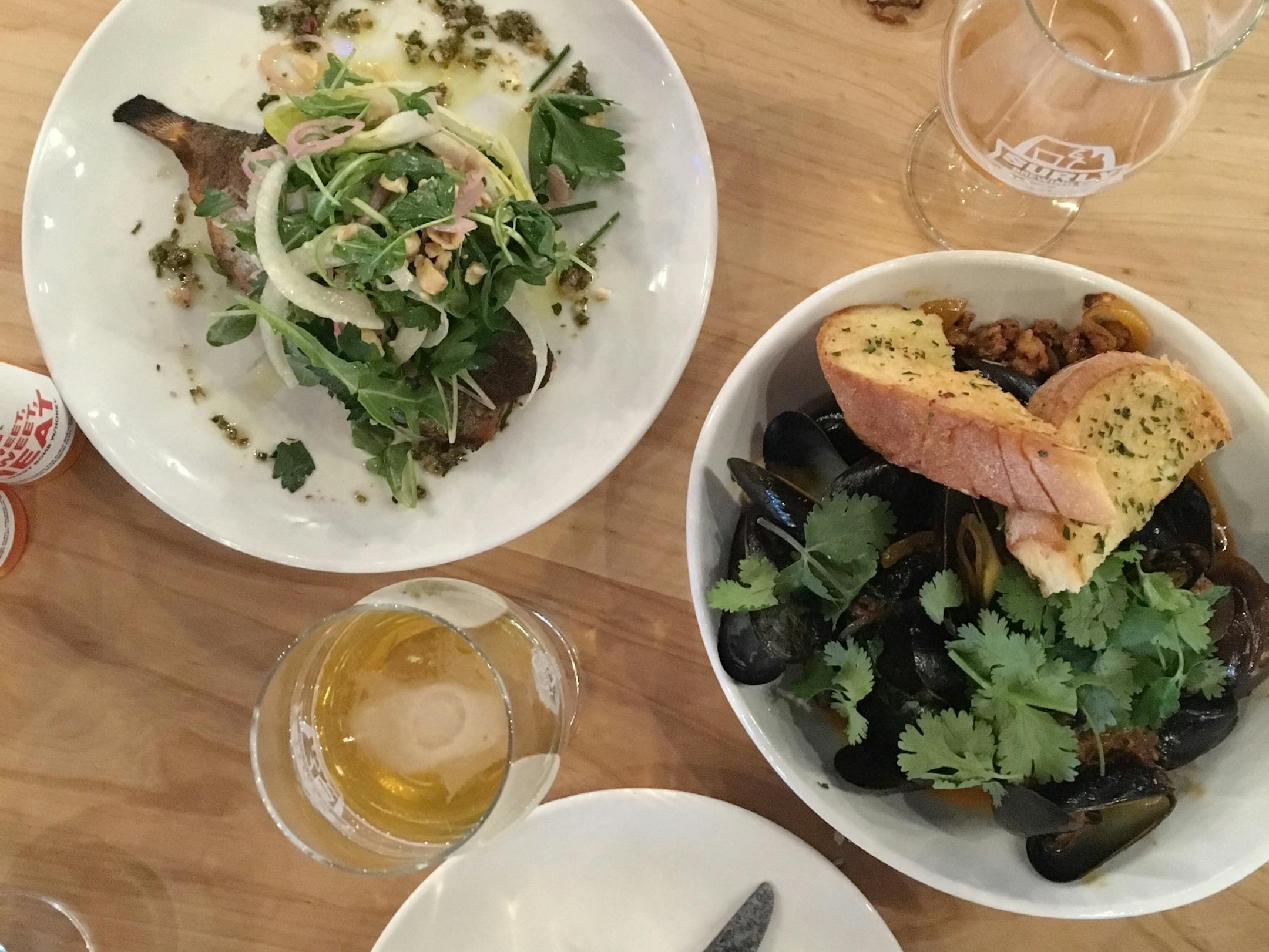 New food at Surly Brewing.