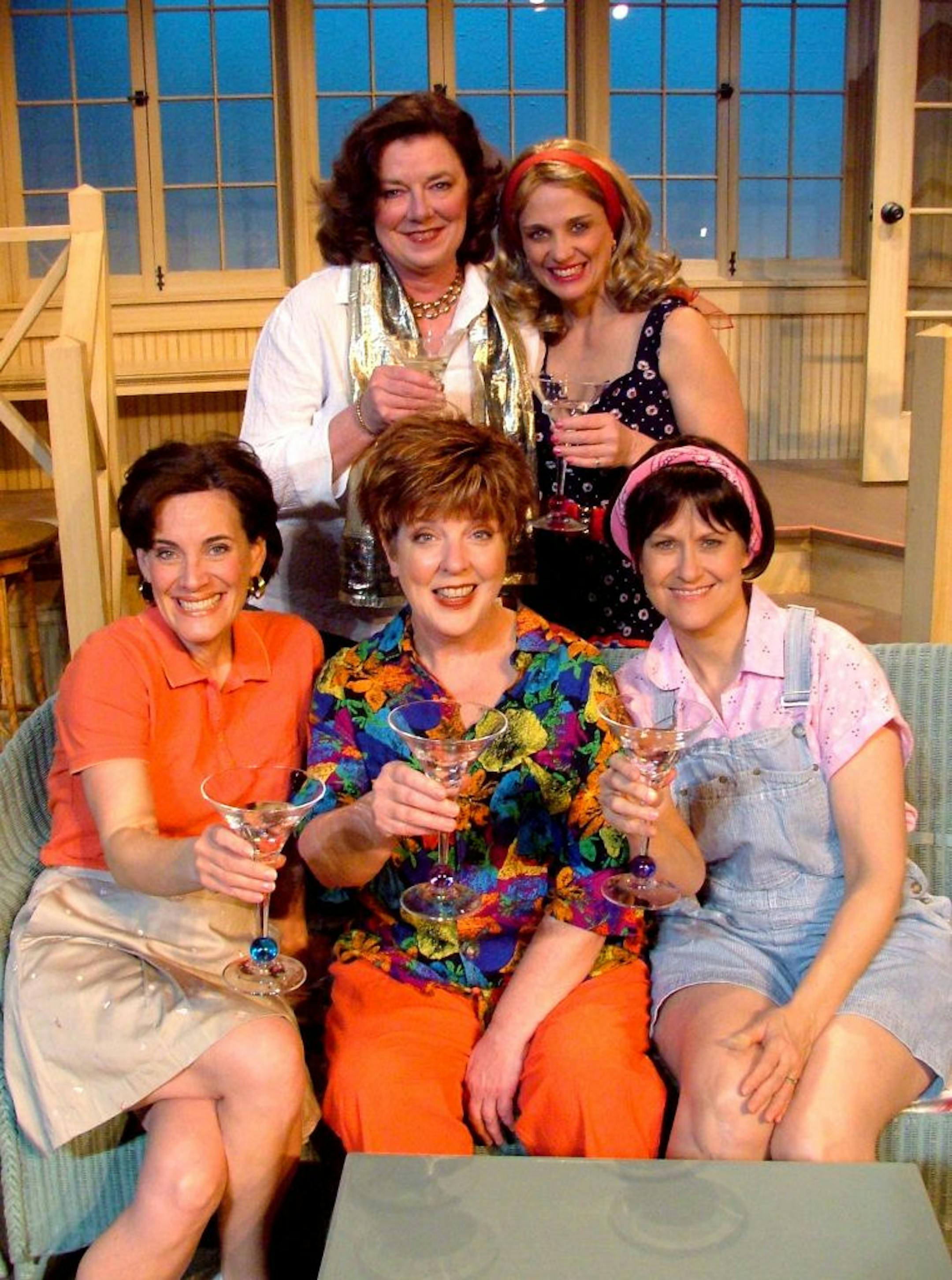 "The Dixie Swim Club," top row: Lynn Musgrave abd Elizabeth M. Desotelle; bottom row, Teri Parker-Brown, Sally Ann Wright and Mary Woolever.