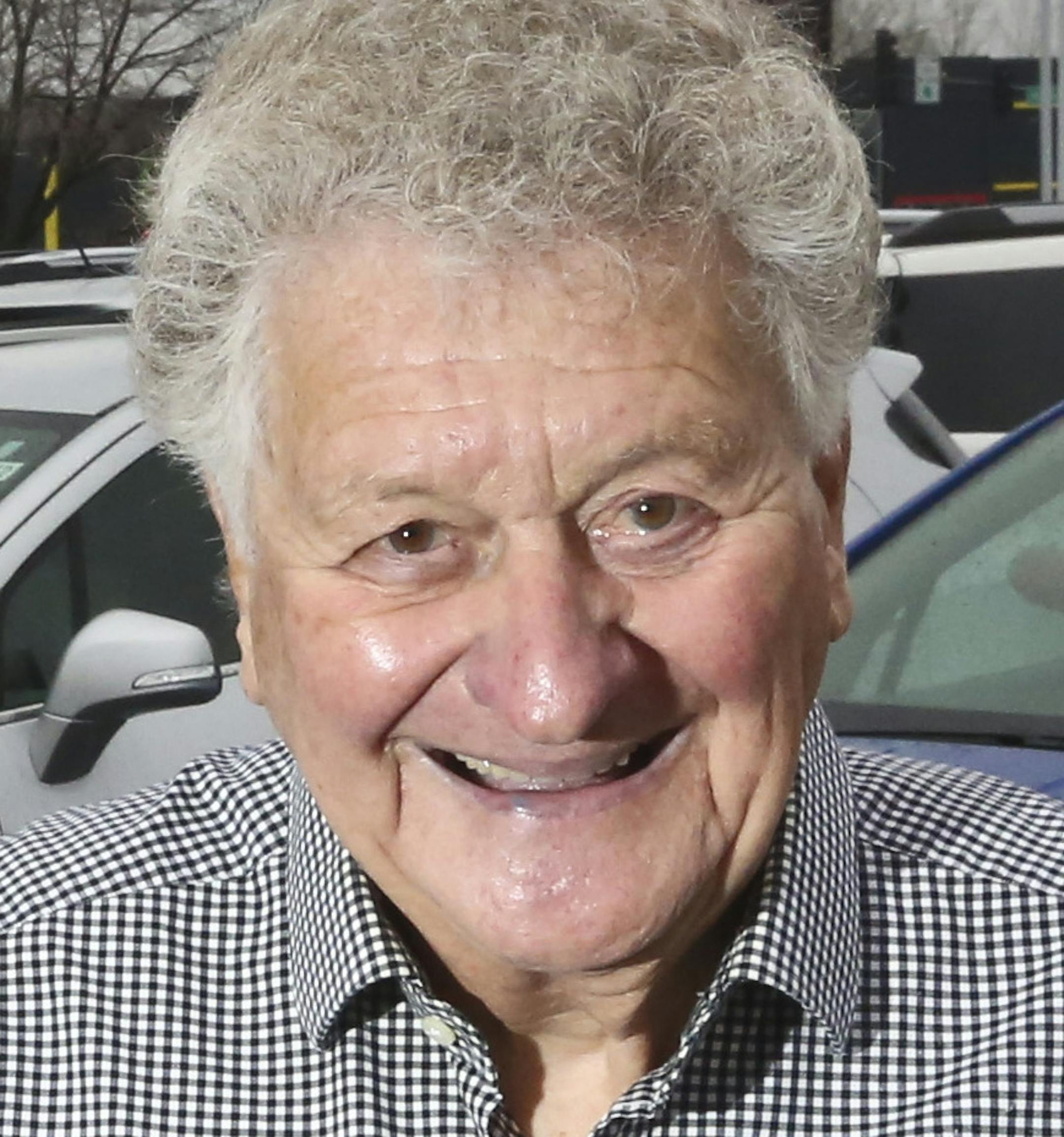 After selling cars for five decades, Ted Weinberg, 81, retired from sales last year, only to discover that retirement wasn't all it was cracked up to be. So he has launched a free program in which he accompanies prospective car buyers as they shop and he does the haggling for them. He also makes sure that the salesman doesn't talk them into buying something they don't need or can't afford. He posed for a picture in Golden Valley, Minn., on Thursday, April 24, 2014. ] RENEE JONES SCHNEIDER ȁ