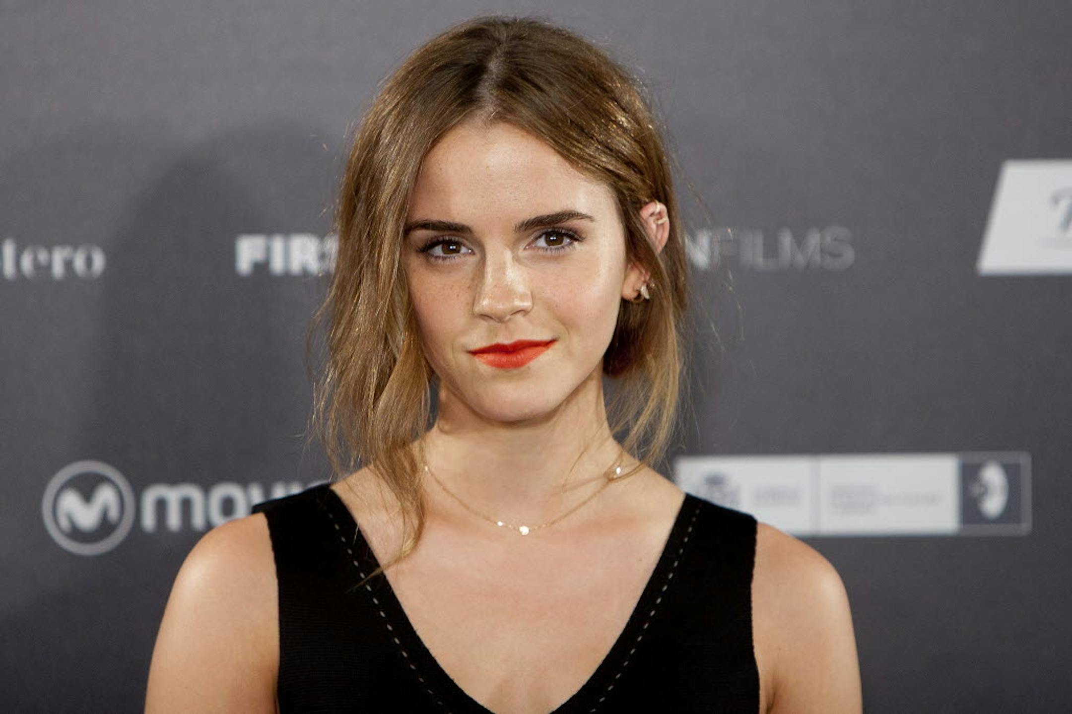 In this Aug. 27, 2015 file photo, actress Emma Watson poses for photographers during the photocall for the film, "Regression," in Madrid, Spain.