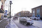 A wintry view of the Uptown neighborhood at Hennepin Avenue and Lake Street last February.