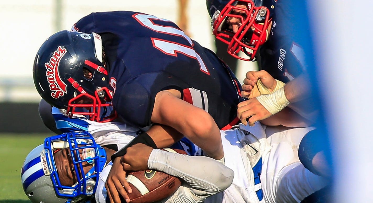 Bloomington Jefferson at Orono, 8-31-18, Photo by Mark Hvidsten, SportsEngine