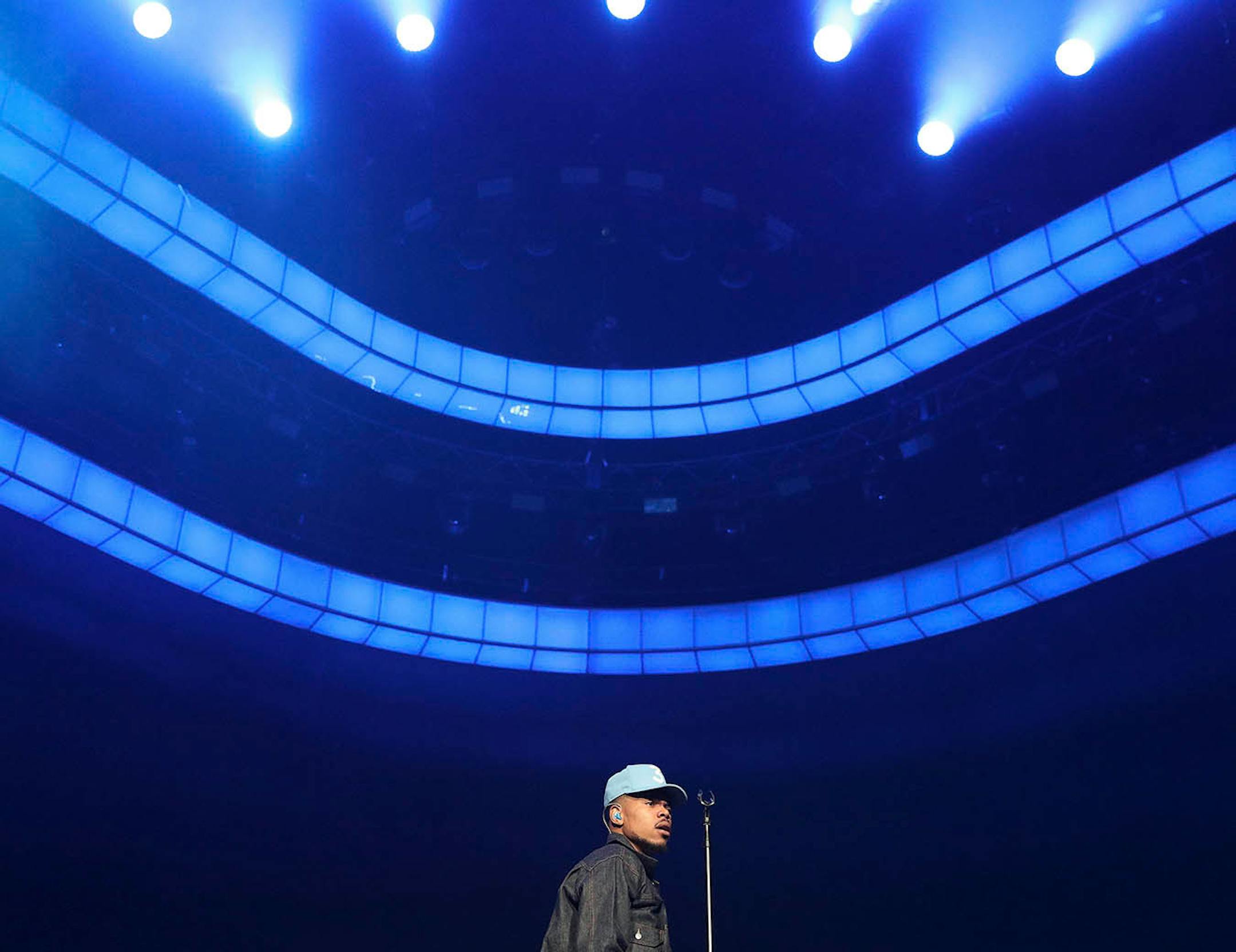 Chance the Rapper performed Friday at the Xcel Center.