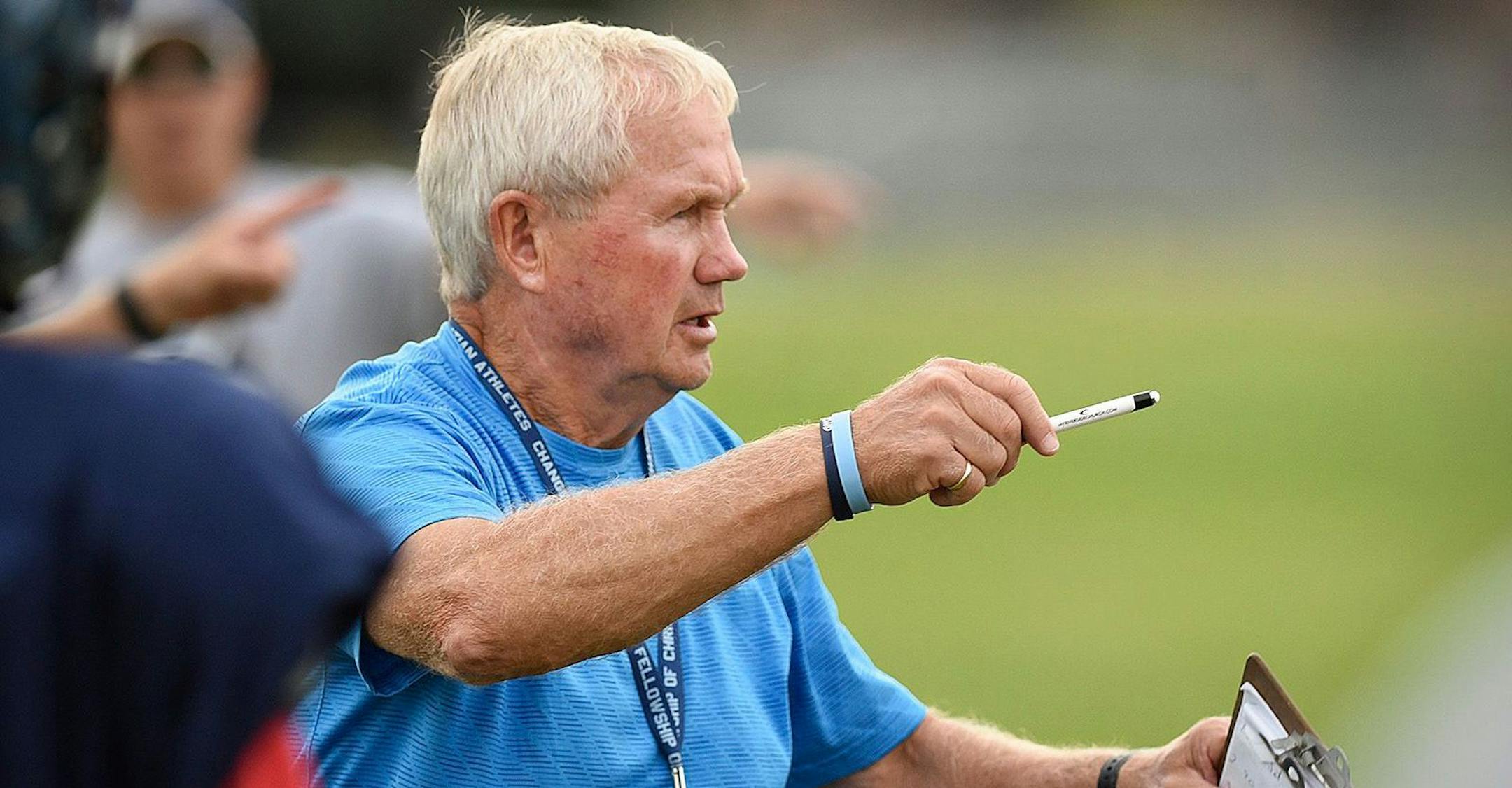 Becker football coach Dwight Lundeen