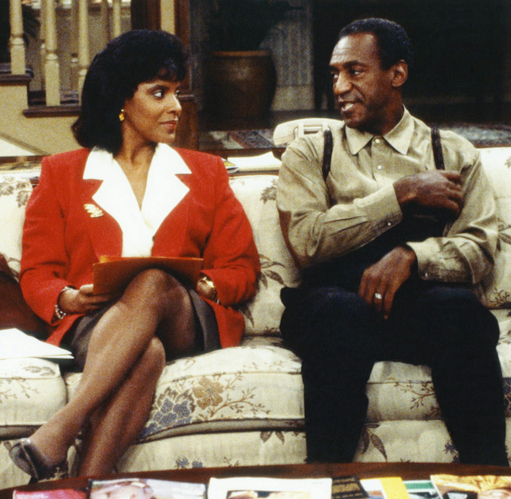 SLUG: ST/HUXTABLE INPUTDATE: 2009-06-18 18:43:34.357 CREDIT: NBCU Photo Bank/FROM_PHOTOPOST/NBCU Photo Bank LOCATION: xx, , xx CAPTION: THE COSBY SHOW -- Pictured: (l-r) Phylicia Rashad as Clair Hanks Huxtable, Bill Cosby as Dr. Heathcliff "Cliff" Huxtable -- Photo by: NBCU Photo Bank. Sent by: Holly Thomas Photo Editor: