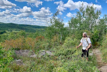 On the Superior Hiking Trail, north of Beaver Bay, Minn.