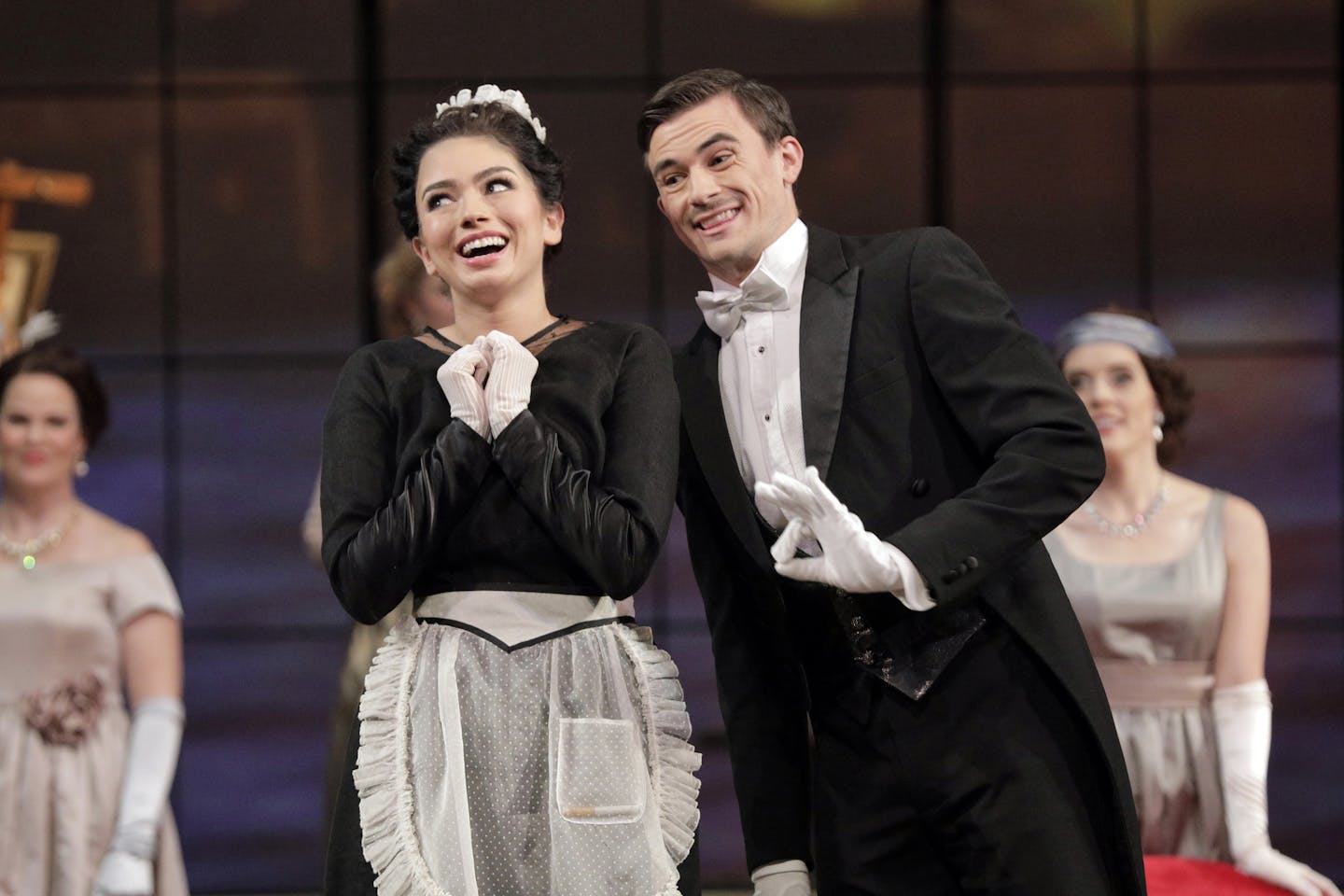 Lisa Marie Rogali and Christian Sanders, shown during last season's "La Rondine," are part of Minnesota Opera's Resident Artist Program.
Photo by Cory Weaver.