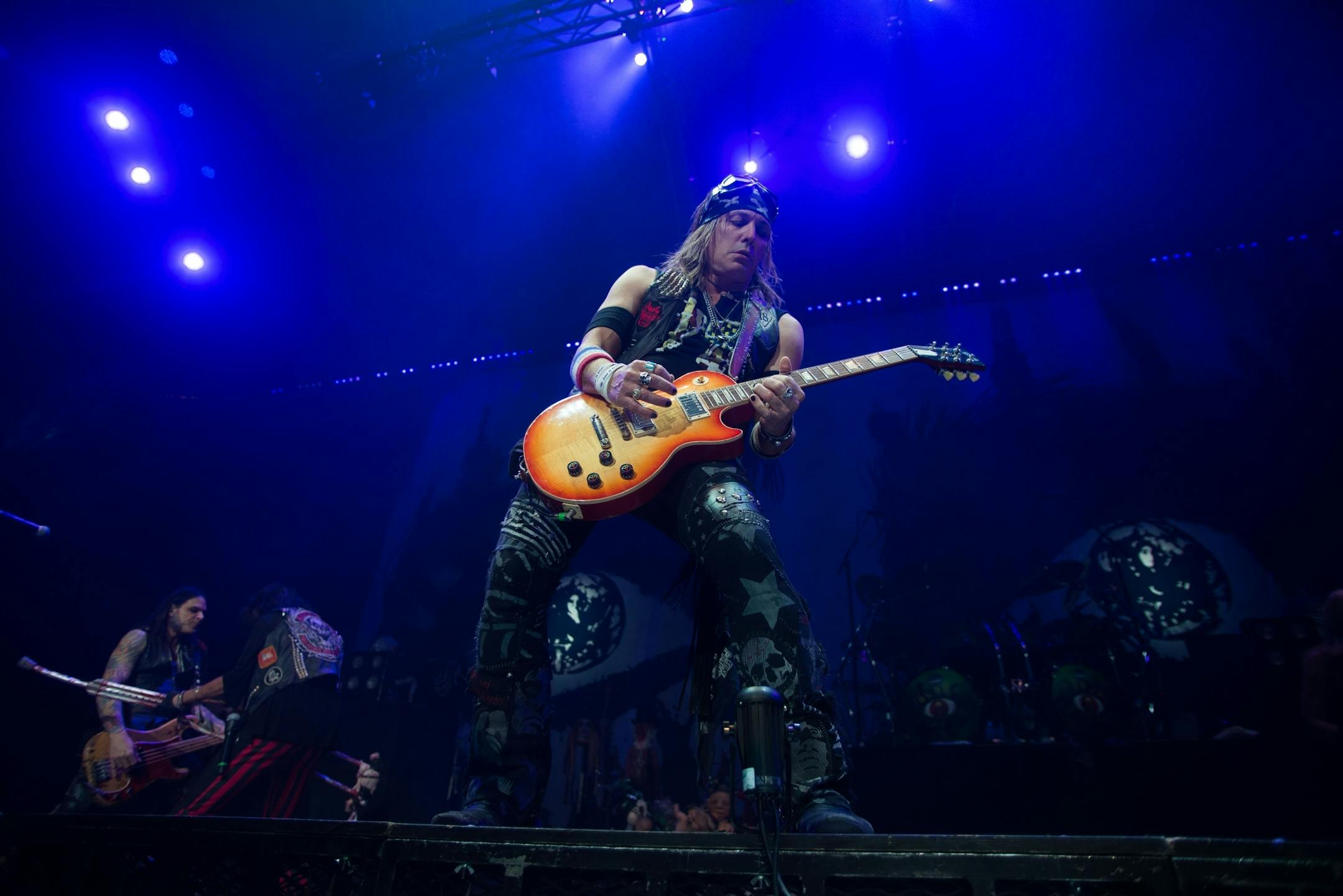 Guitarist Ryan Roxie plays alongside Alice Cooper Saturday night at Xcel Energy Center.