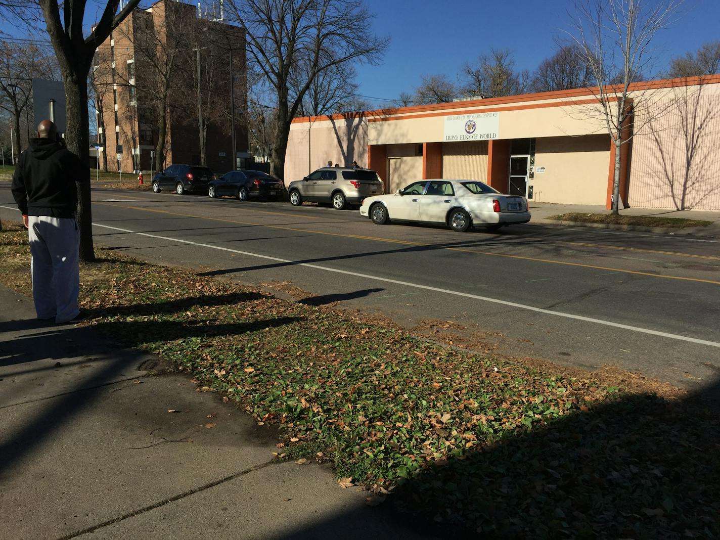 During an altercation early Sunday morning, Minneapolis Police shot and injured a man near this location at Plymouth and James avenues north in Minneapolis.