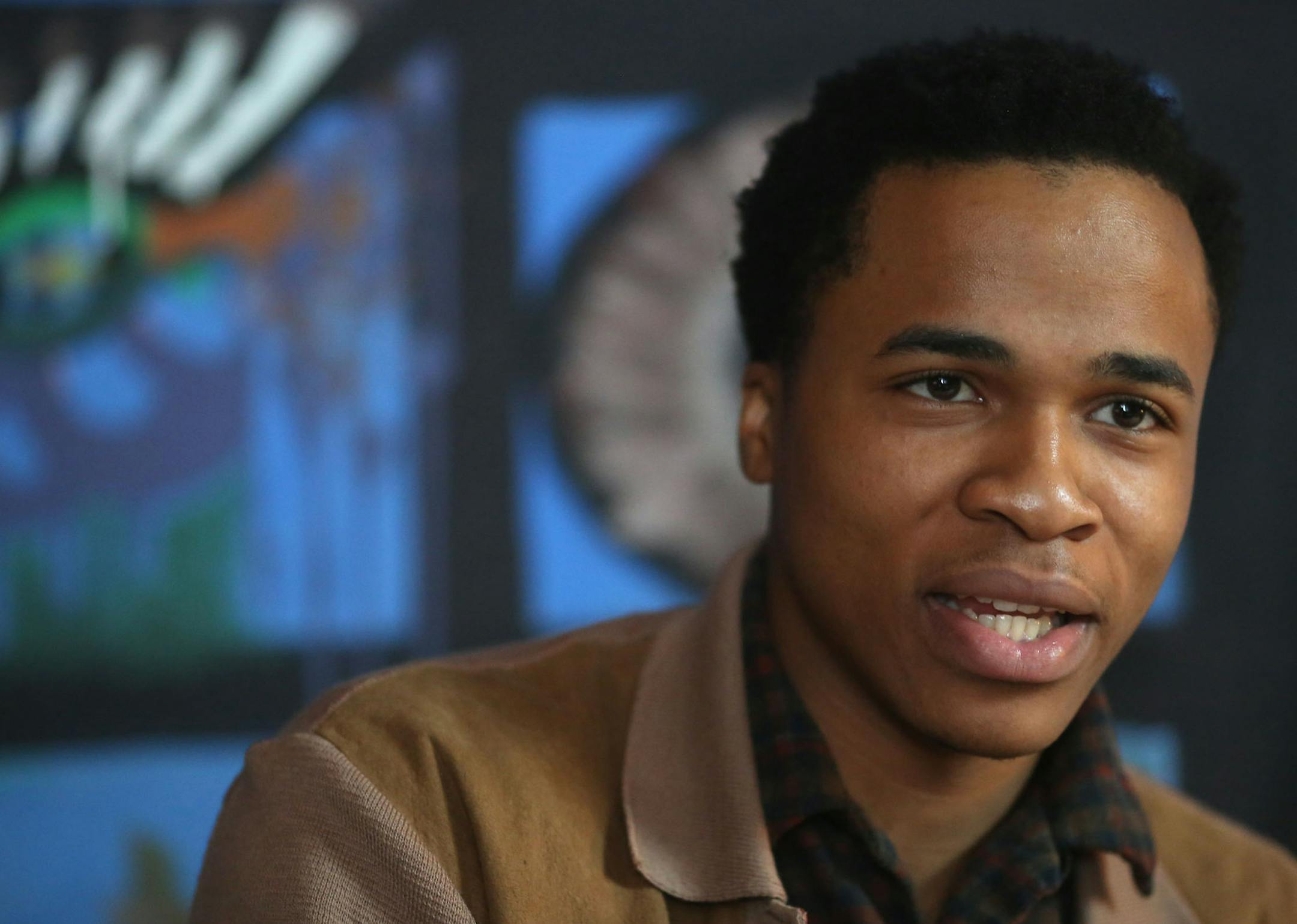 Rapper Allan Kingdom talked about his musical path in the house of Sergio "Checho" Freire where they have recorded videos and worked on some songs in South St. Paul Wednsday, January 15, 2014. ] (KYNDELL HARKNESS/STAR TRIBUNE) kyndell.harkness@startribune.com