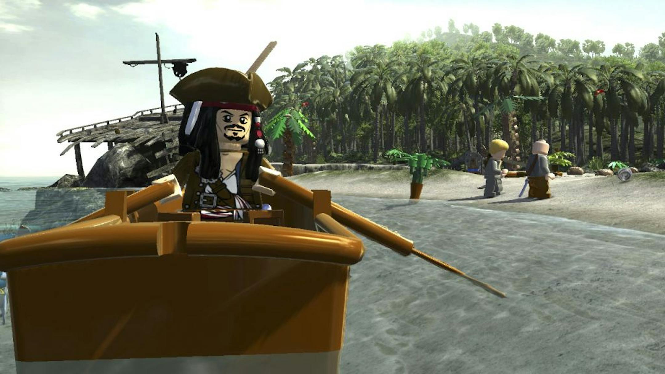 Capt. Jack Sparrow and the crew get the Lego treatment in "Lego Pirates of the Caribbean."