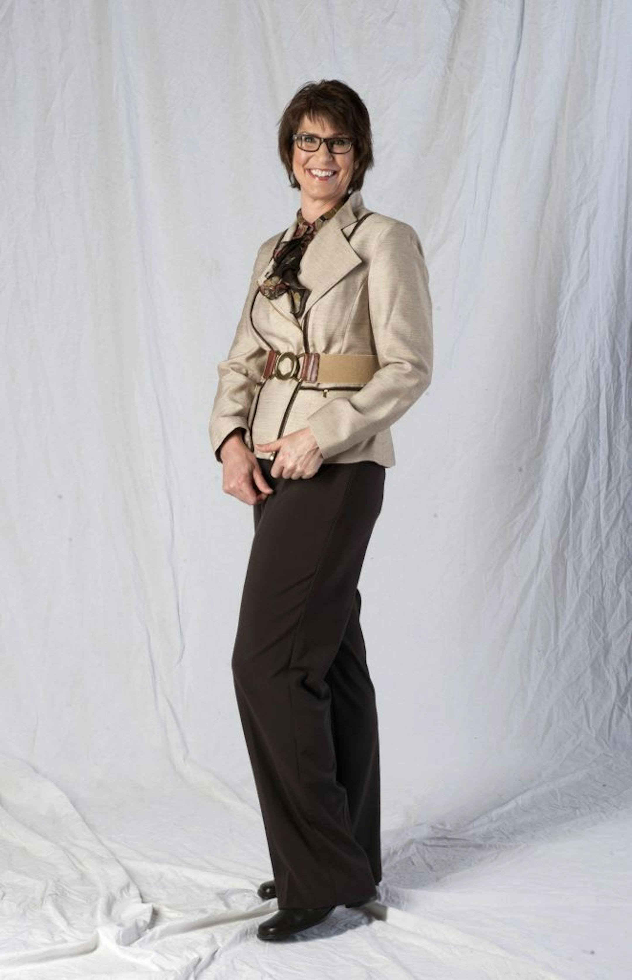 Melissa O'Donnell after her makeover.