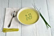 Delicate vichyssoise can be made with any number of vegetables; this version uses zucchini.