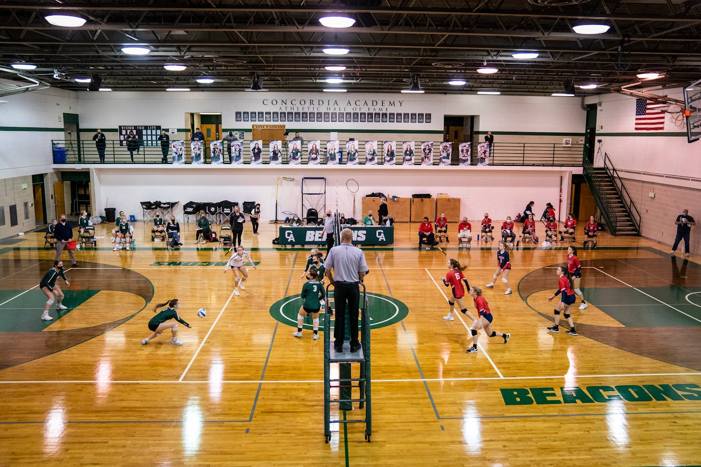 Concordia volleyball played against St. Agnes. ] LEILA NAVIDI, Star Tribune