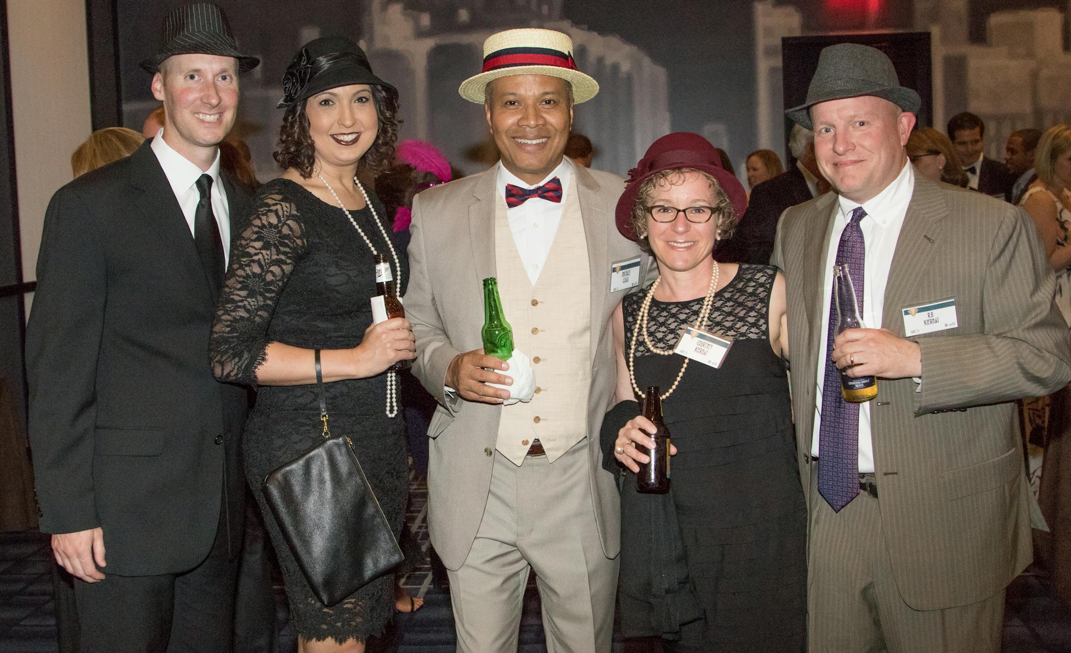 Dan and LeAnn Dow, Big Brothers Big Sisters CEO Michael Goar, Courtney Cushing Kiernat and R.B. Kiernat.