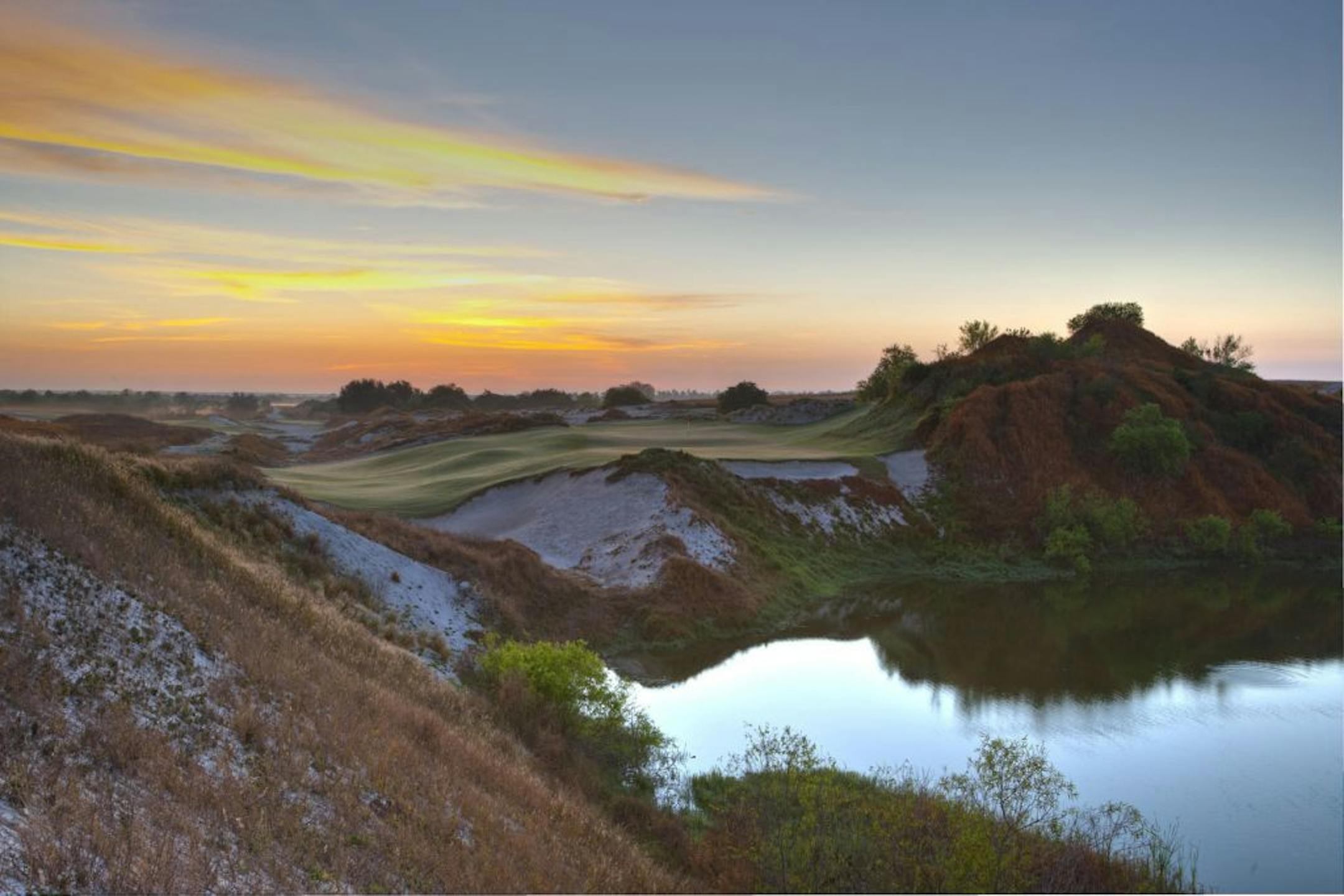 Streamsong was built about an hour from Tampa on sand dunes and rolling contours, a geography that's unusual in central Florida.