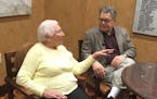 Photo by Joe Carlson: Helen Nemer, 94, of St. Paul, had a wish come true when she met U.S. Sen. Al Franken on Saturday.