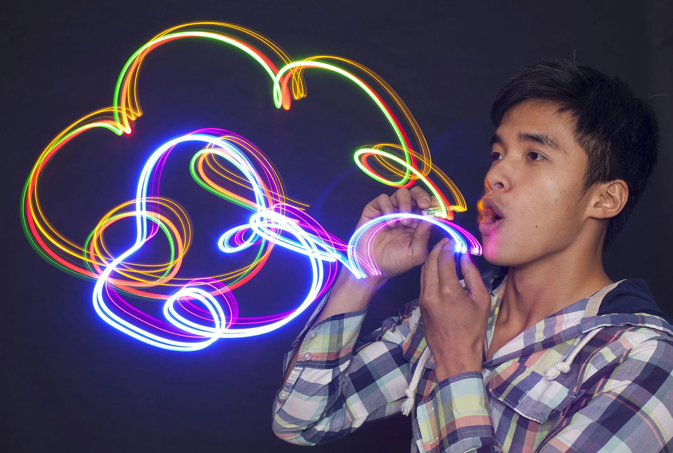 "Illumination: Light Up the Night" at the Science Museum.