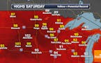 Record High Of 97F At MSP Friday - Another Record-Breaking Day Expected Saturday