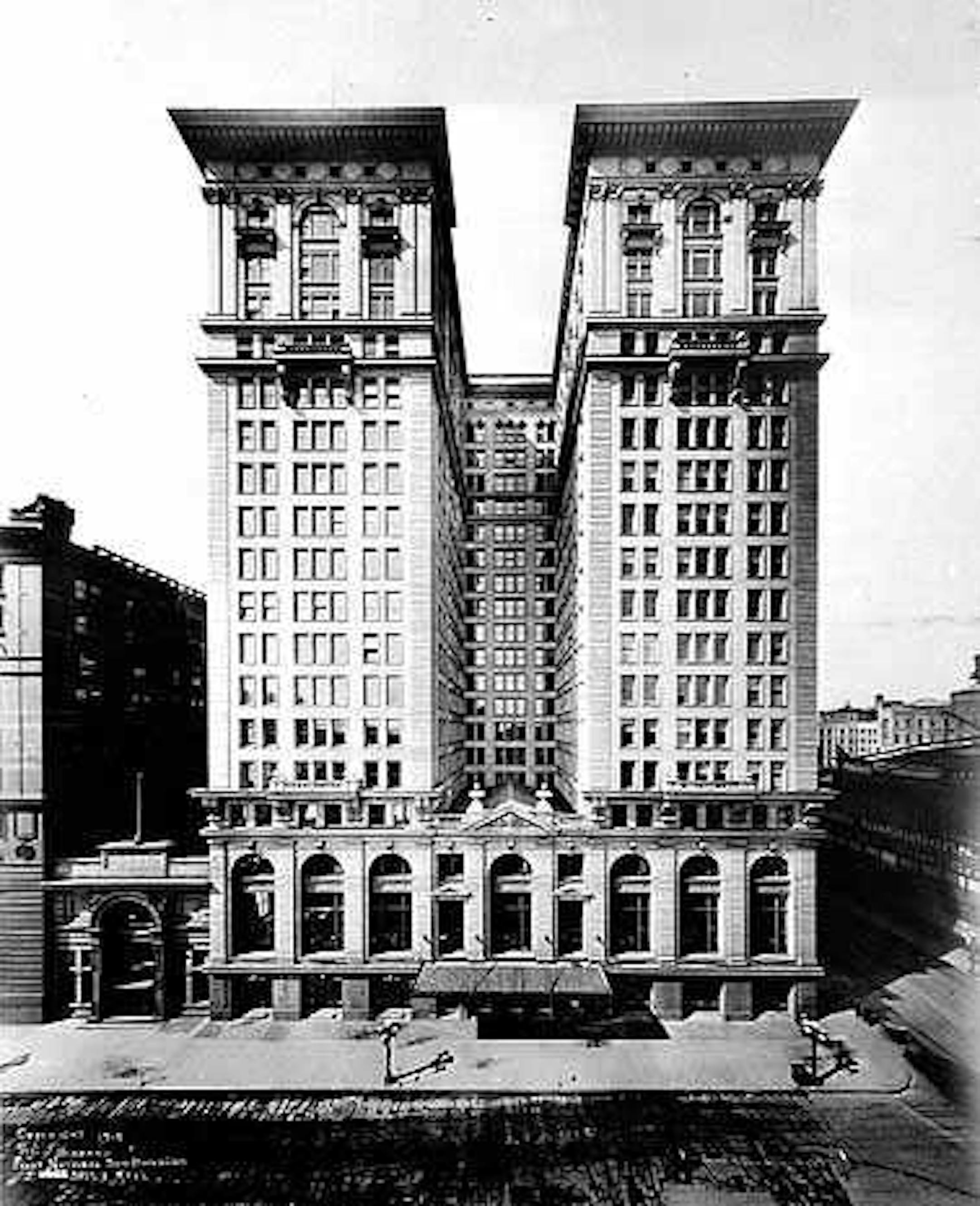 First National Bank / Soo Line Building, 1915 Credit: Minnesota Historical Society