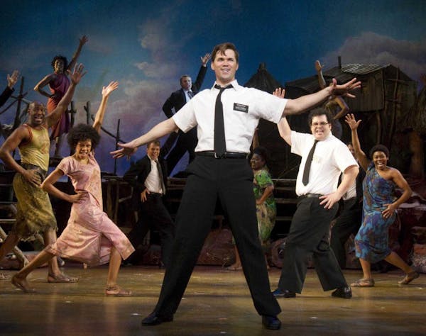 A scene from the Broadway musical, "The Book of Mormon"