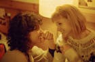 Desiree Akhavan, left, and Niamh Algar in "The Bisexual." (Photo credit: Tereza Cervenova/Hulu) ORG XMIT: Season: 1