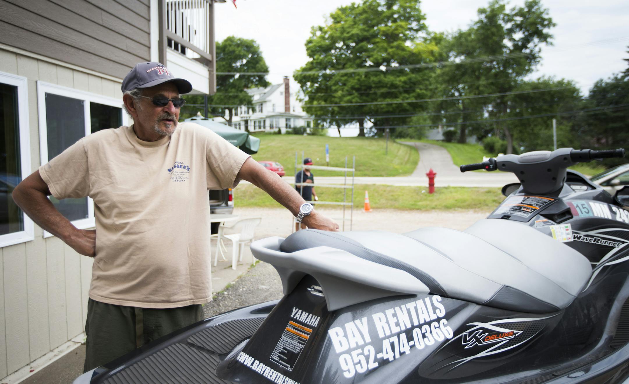 Ken Pittel&#x2019;s water scooter rental business Bay Rentals lost 99 percent of its business with the no-wake restriction on Lake Minnetonka.
