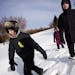 At Cleary Lake Regional Park in Prior Lake, snowshoers took a class and ventured unto a trail where temperatures hovered around zero degrees. Instruct