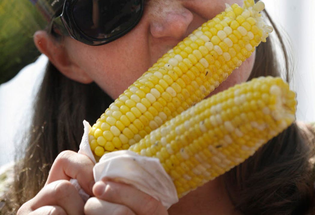 Sweet corn is another favorite.